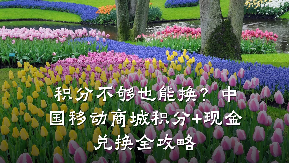 积分不够也能换?中国移动商城积分+现金兑换全攻略
