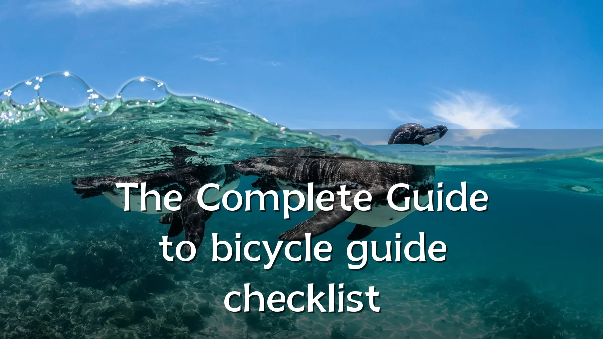 The Complete Guide to bicycle guide checklist