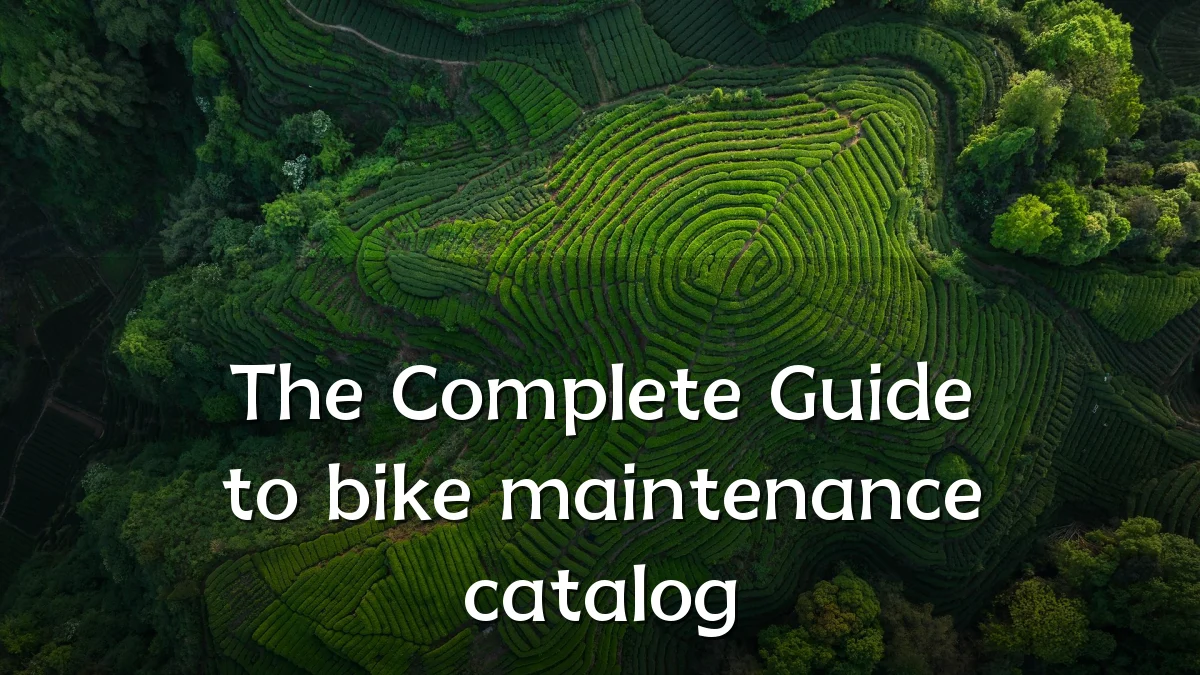 The Complete Guide to bike maintenance catalog