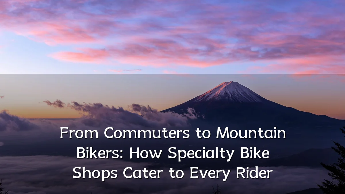 From Commuters to Mountain Bikers: How Specialty Bike Shops Cater to Every Rider