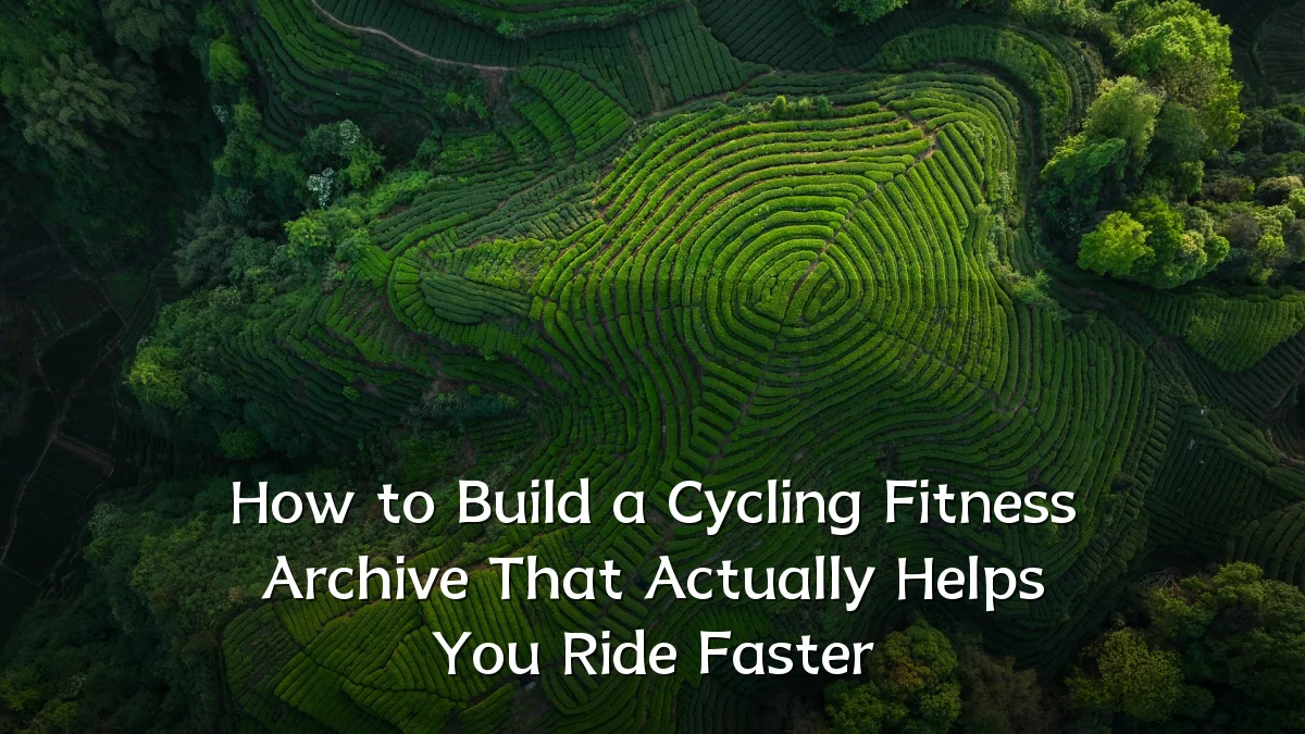 How to Build a Cycling Fitness Archive That Actually Helps You Ride Faster