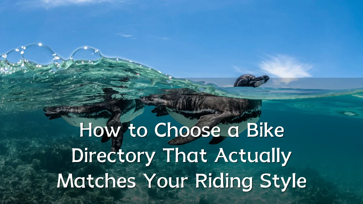 How to Choose a Bike Directory That Actually Matches Your Riding Style