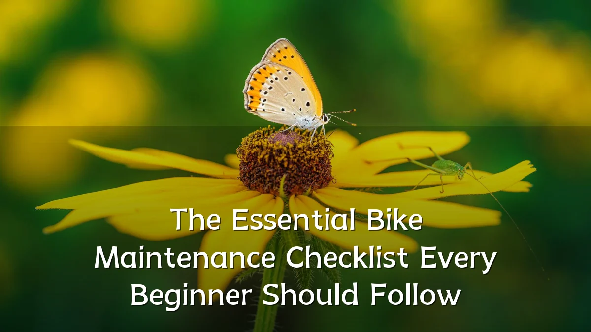 The Essential Bike Maintenance Checklist Every Beginner Should Follow