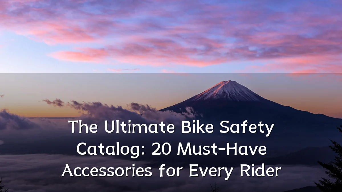 The Ultimate Bike Safety Catalog: 20 Must-Have Accessories for Every Rider